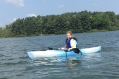 She's a natural paddler