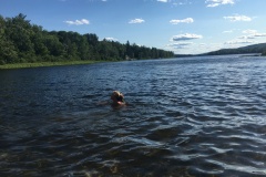 Pond Swimming in ME