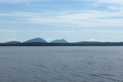 View from Ferry to Mt. Kineo