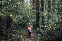 Olivia's 1st run on the trails